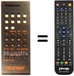 Télécommande équivalente CT-937