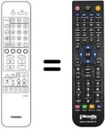 Replacement remote control CT-9493