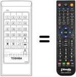 Télécommande équivalente CT-996