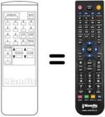 Télécommande équivalente Supertech CTV 2632 AV