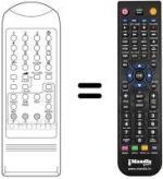 Télécommande équivalente Ctc CTV 246 VT
