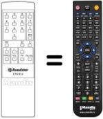 Télécommande équivalente CTV 514