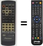 Télécommande équivalente CU-DV 042