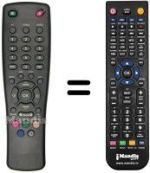 Télécommande équivalente Strong SRT 5106