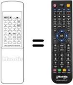 Télécommande équivalente DIGICOMPUTER 28 KEYS