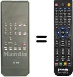 Télécommande équivalente DT 2000
