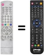 Télécommande équivalente Daewoo DT 2107