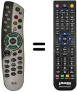 Télécommande équivalente Skymaster DT 500