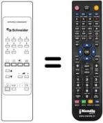 Télécommande équivalente DTV 3 DIGITAL