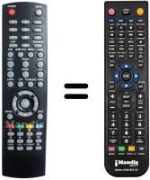 Télécommande équivalente United DVBT 9094