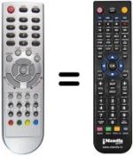 Replacement remote control NordMende N 325 LDF