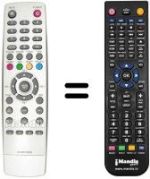 Télécommande équivalente Quasar LCD 32