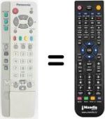 Replacement remote control Panasonic TX-29PS20 D
