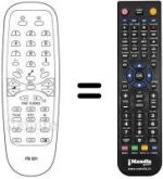 Télécommande équivalente Sinudyne RAP 14400