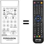 Télécommande équivalente FV 50B VIDEOSTAR