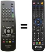 Télécommande équivalente GA 544 WJSA