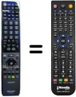 Télécommande équivalente Sharp GB 013 WJSA