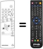 Télécommande équivalente Grundig T 55-845 FR