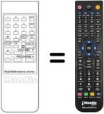 Télécommande équivalente Lenoir TV 6320 VR