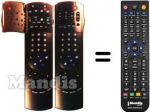 Télécommande équivalente Grundig GV-5050 VPS