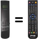 Télécommande équivalente Hitachi VT-F770
