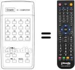 Télécommande équivalente IFB 13