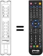 Télécommande équivalente IMC 60