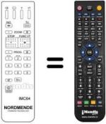 Télécommande équivalente IMC 64