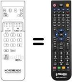 Télécommande équivalente IMC 8