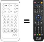Télécommande équivalente 590619-5