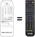Télécommande équivalente Ctc CTV 207 PS