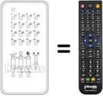 Télécommande équivalente IR 320
