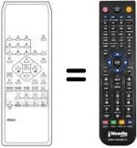 Télécommande équivalente IR 5421