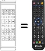 Télécommande équivalente IRS 1 PIP