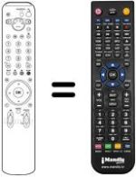 Télécommande équivalente Sony KDL-W40 A11E
