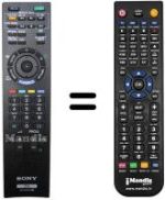 Replacement remote control Sony KDL-46 HX700