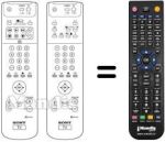 Télécommande équivalente Sony KV-32 FC60