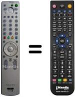 Télécommande équivalente Sony KE-P42 XS1
