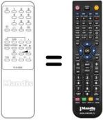 Télécommande équivalente Ingelen LAVA 2524