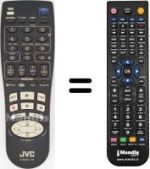 Télécommande équivalente JVC HR-J713
