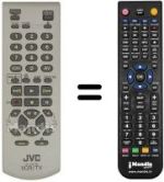 Télécommande équivalente JVC HR-V500