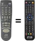 Télécommande équivalente JVC HR-J672