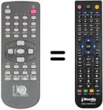 Télécommande équivalente JQ LTVJQ1901
