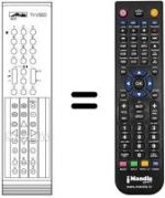 Télécommande équivalente MECATRON 6203