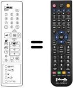 Télécommande équivalente MECATRON 6303
