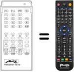 Télécommande équivalente MECATRON 7213