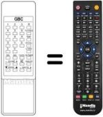 Télécommande équivalente MG 2594