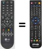 Télécommande équivalente LG 22 LS 4R