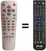 Télécommande équivalente Sinudyne 17350