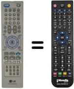 Télécommande équivalente N 148 B
